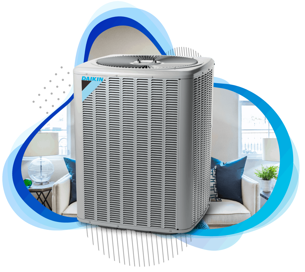 Daikin central heat pump