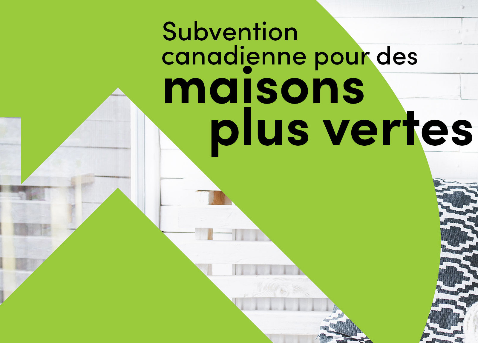 Maisons-Vertes Subvention canadienne pour es maison plus vertes logo